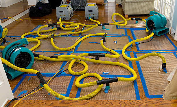 Professional Crawl Space Water Removal technician working in Helena, OH